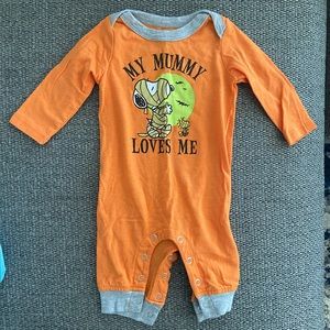 Peanuts Halloween romper